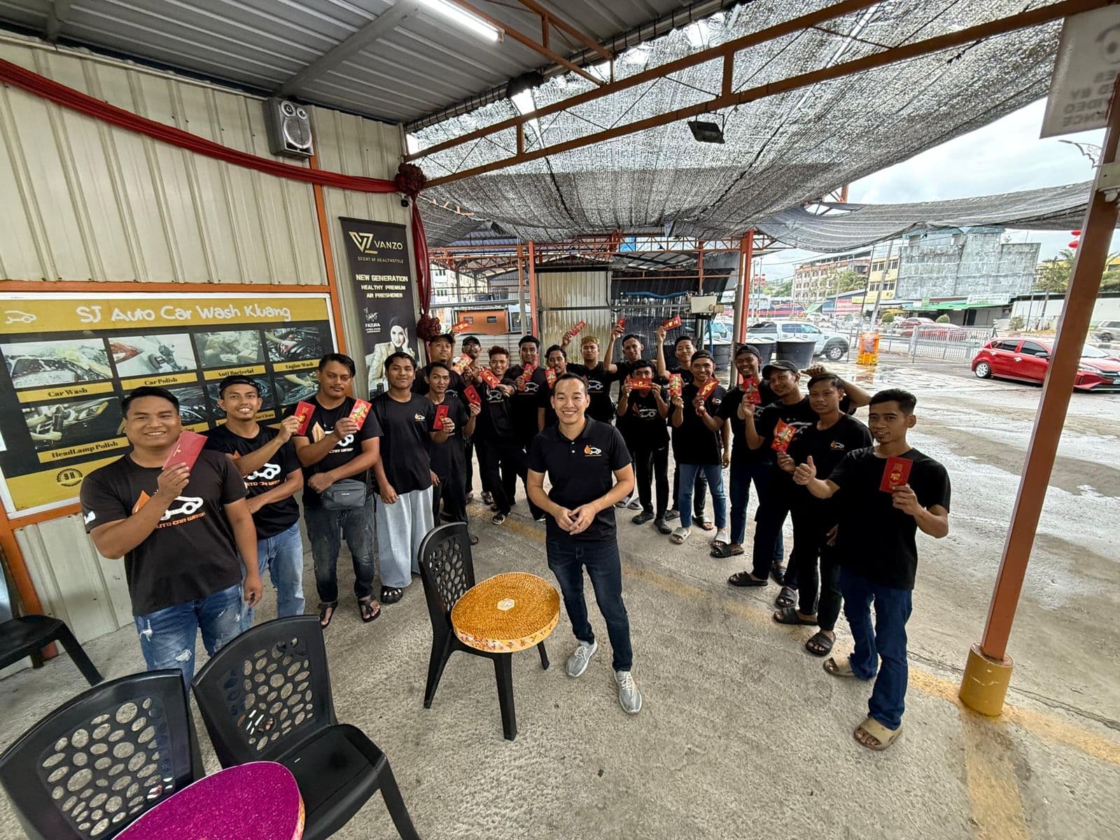 The SJ Auto Car Wash team